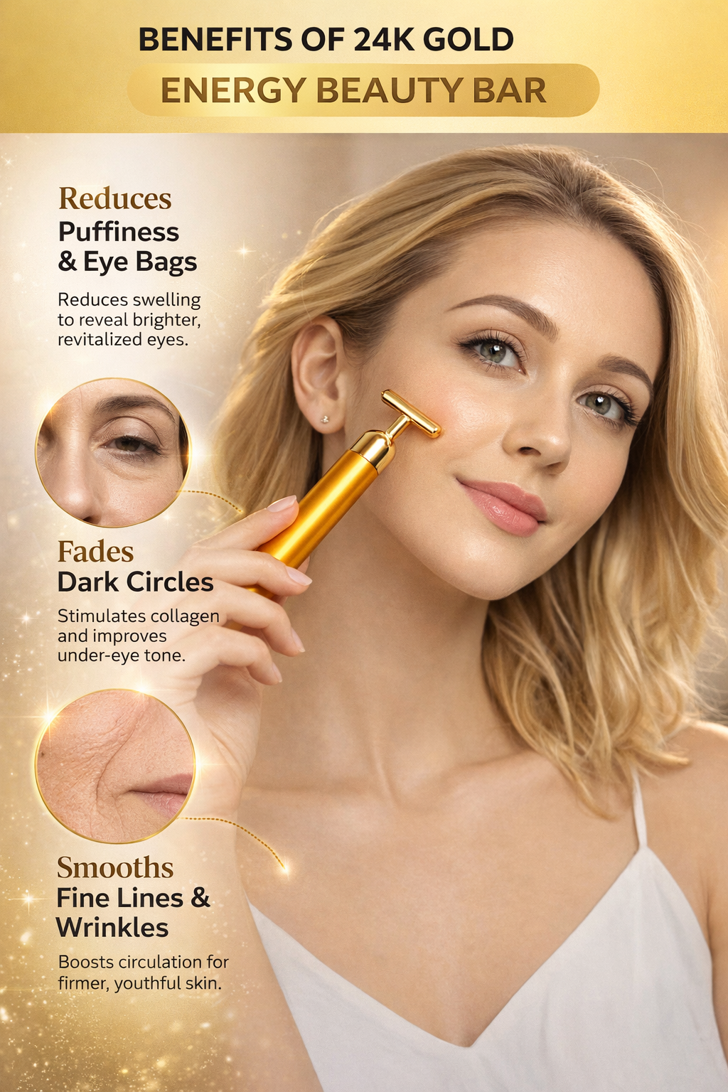 BEAUTY 24K FACE MASSAGER - FACIAL MASSAGER